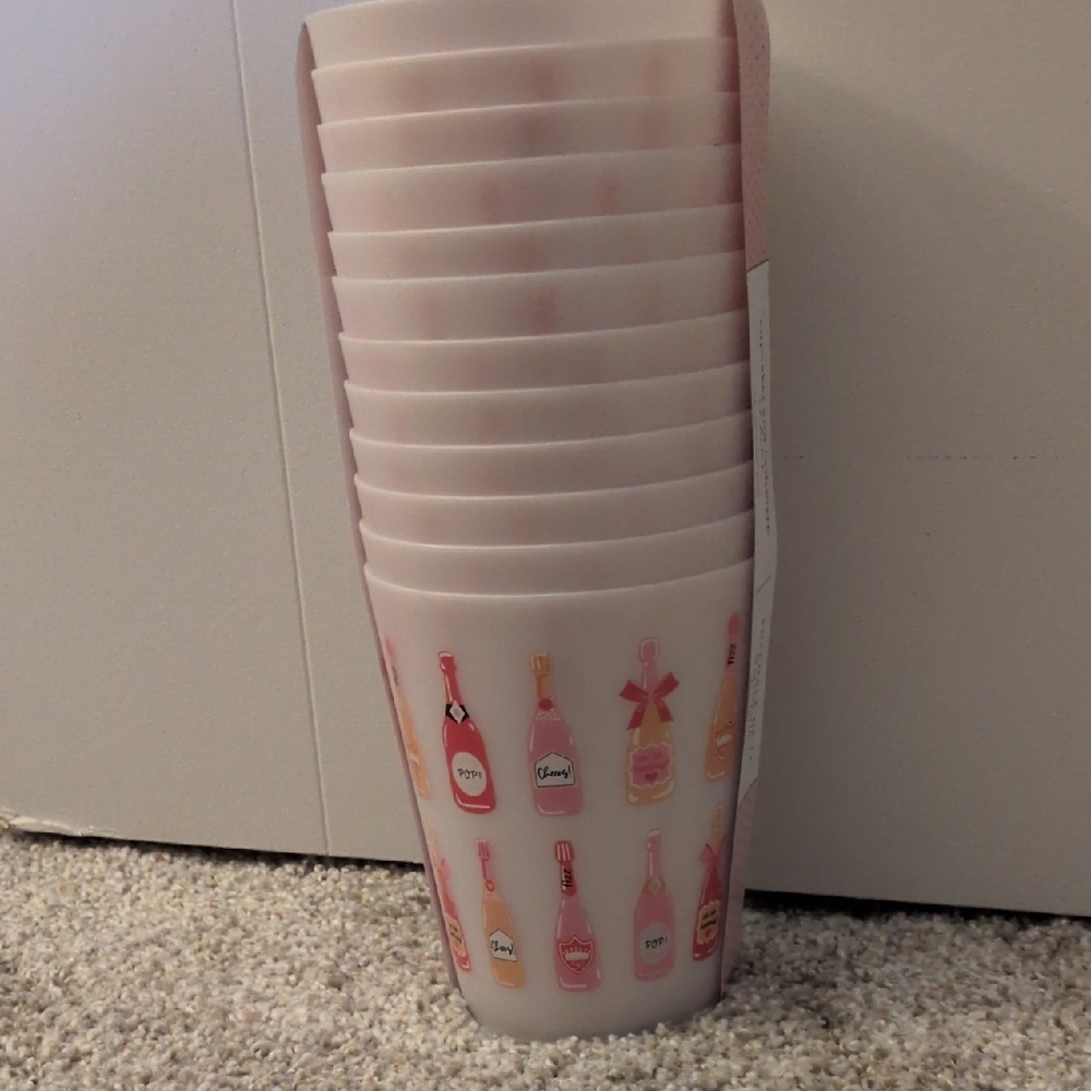 cupcakes & cashmere Pink Champagne Tumblers